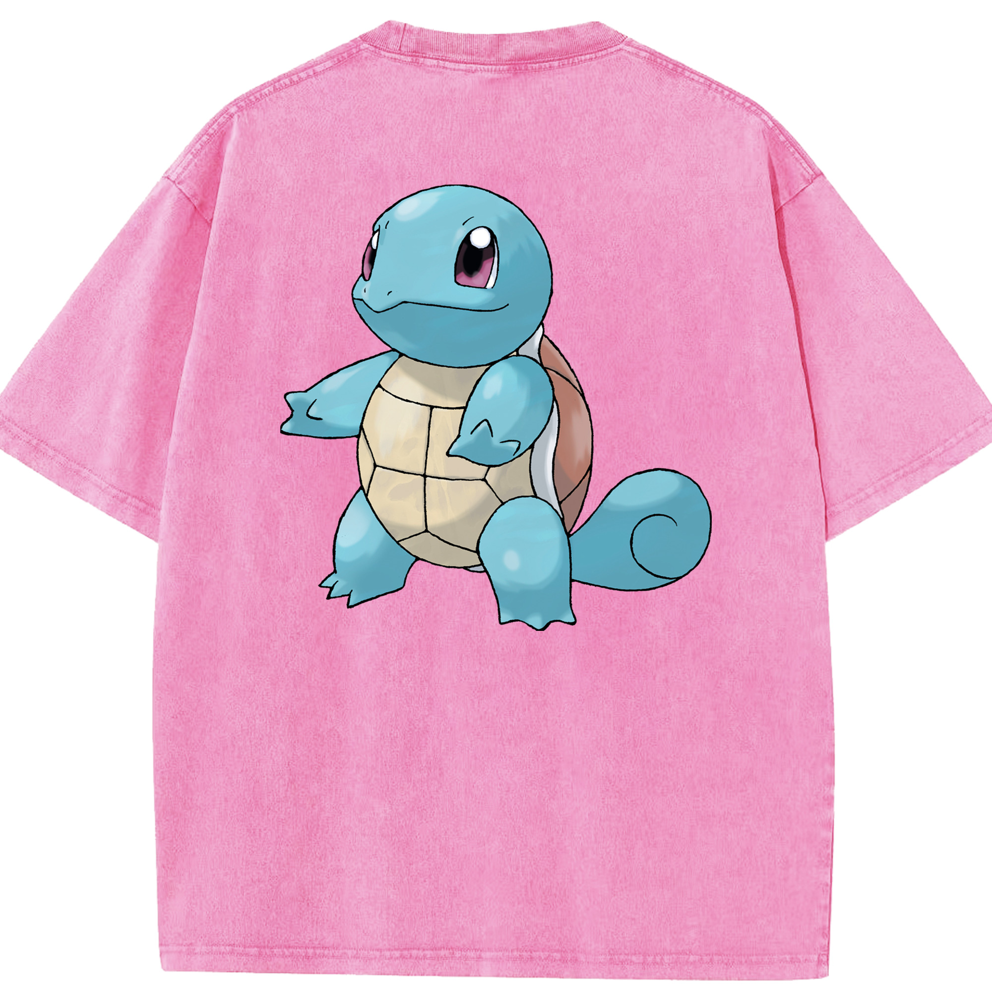 （画像用） ポケットモンスター Pokémon 綿100% ヴィンテージ風 半袖Tシャツ（背面プリント）